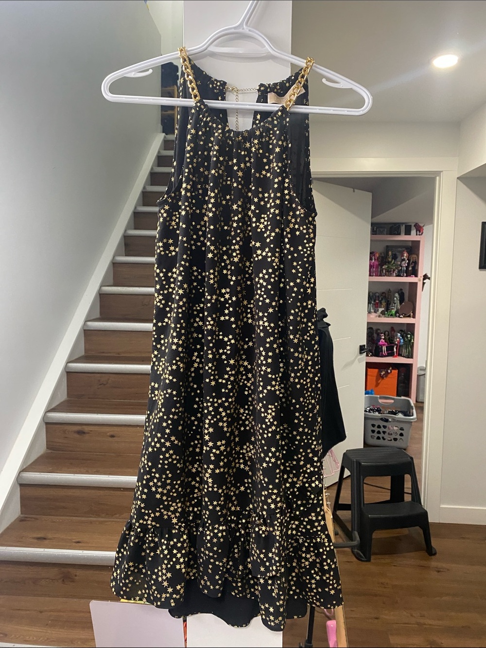 Michael kors gold star chain dress